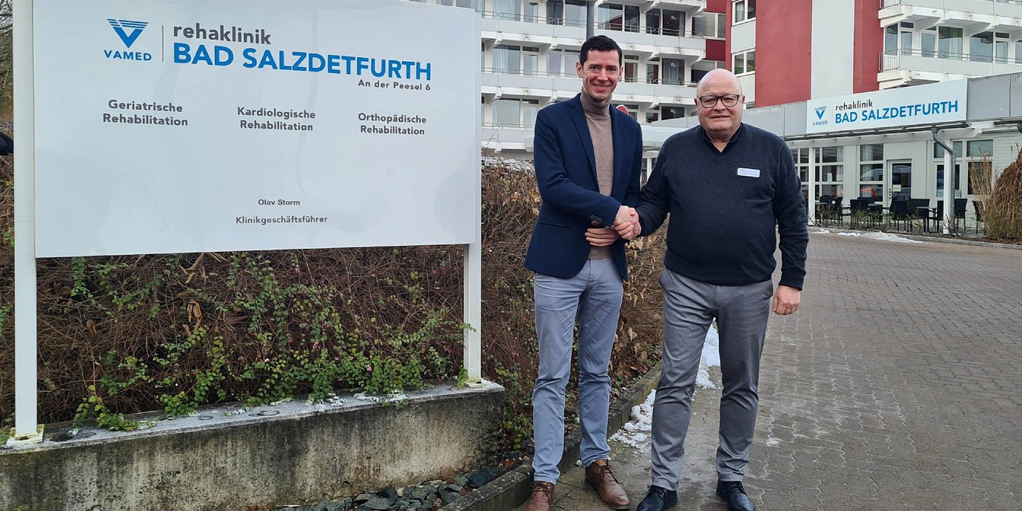 Christoph Malcher übernimmt Geschäftsführung der VAMED Rehaklinik Bad Salzdetfurth